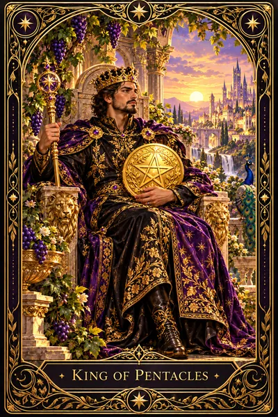 ราชาเหรียญ (King of Pentacles)