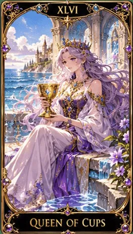 ราชินีถ้วย (Queen of Cups)